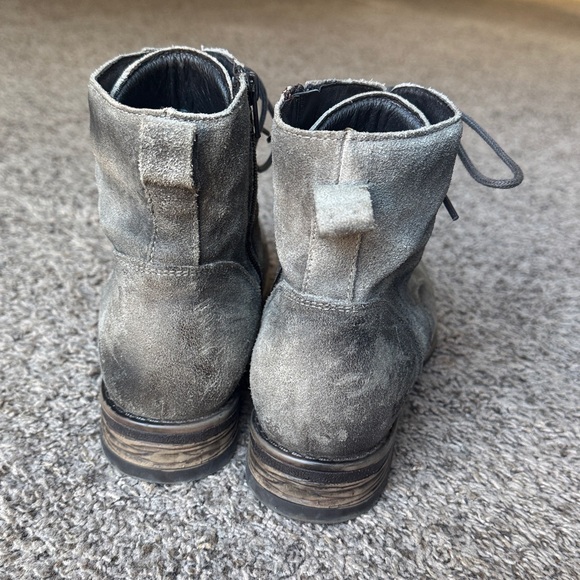 Taos distressed charcoal grey lace-up boots, women’s EU sz. 39/ US 8.5, perfect - Picture 6 of 11